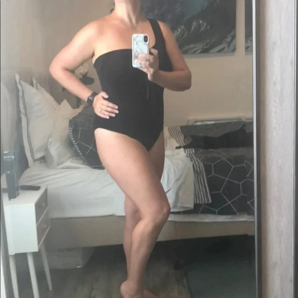 Body suit - one shoulder